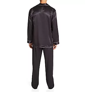 100% Silk Long Sleeve Pajama Set Antha 2XL