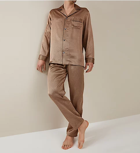 Zimmerli 100% Silk Long Sleeve Pajama Set 75130