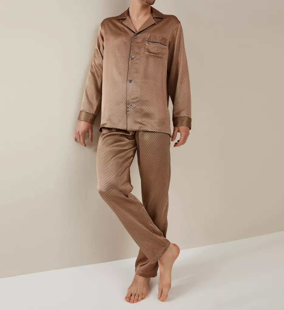 100% Silk Long Sleeve Pajama Set