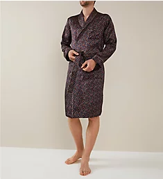 100% Silk Long Sleeve Robe