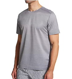 Mercerized Cotton Crew Neck T-Shirt GRY 2XL
