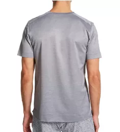 Mercerized Cotton Crew Neck T-Shirt GRY 2XL