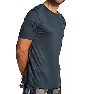 Sustainable Luxury Short Sleeve Crew Neck T-Shirt Dark Slate M