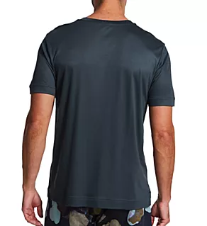 Sustainable Luxury Short Sleeve Crew Neck T-Shirt Dark Slate M