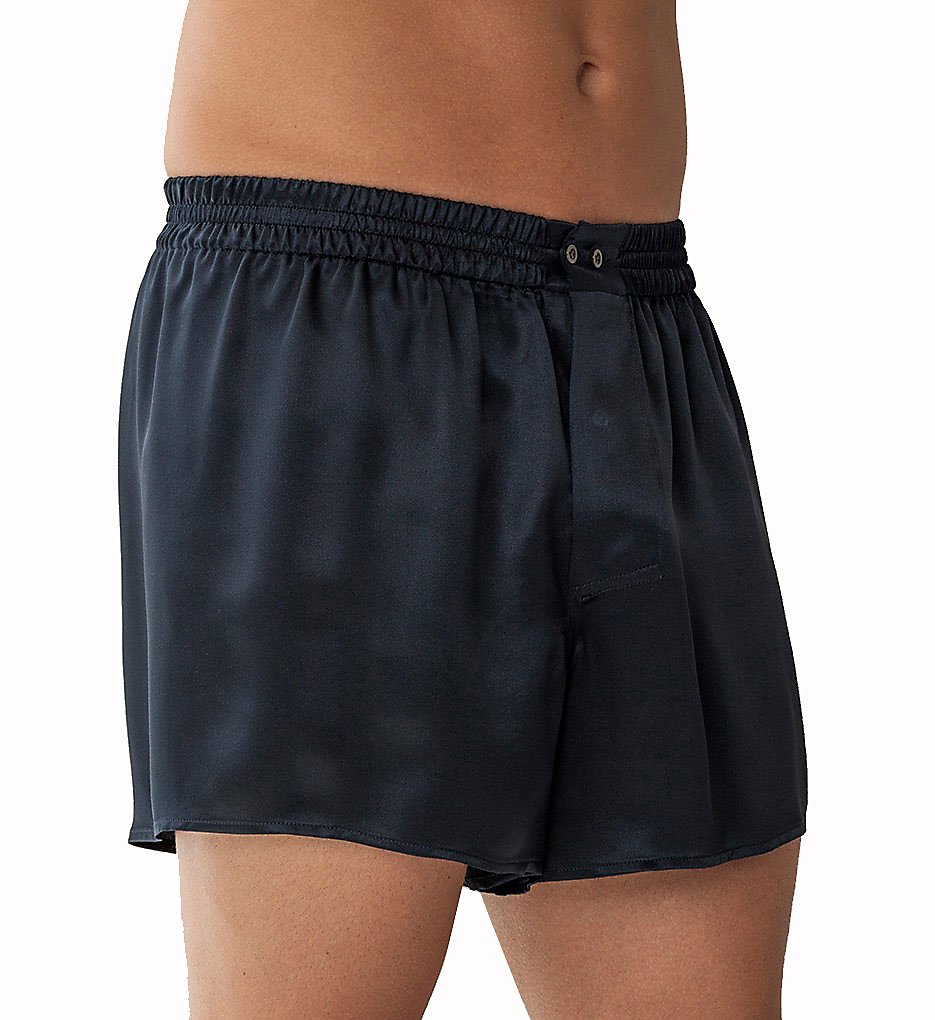 Zimmerli ZN12 100% Silk Solid Boxers (Navy)